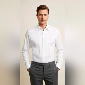 $90 Calvin Klein Mens Infinite Color Regular-Fit Stretch Shirt